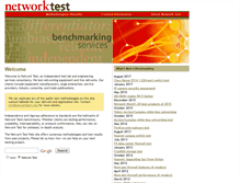 Tablet Screenshot of networktest.com